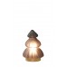 Light & Living Tafellamp LED Ø12×18 cm TREE glas mat donker bruin-brons